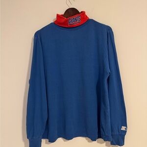 NY Giants Starter Turtle Neck Shirt Youth XL